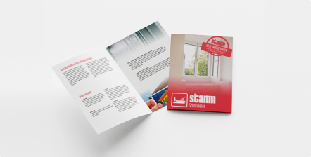 Stamm Bau, Flyer und Illustrationen